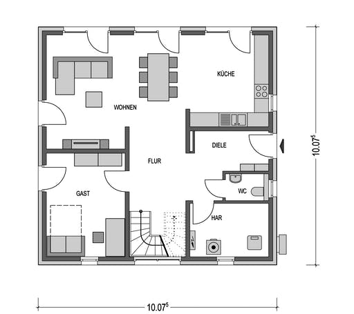 Villa SV160 Floorplan 1