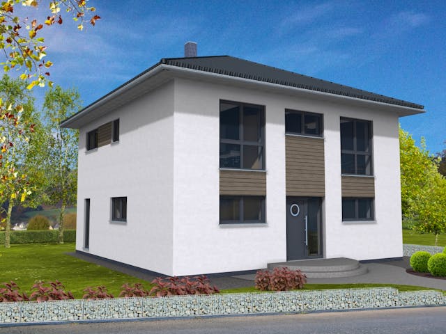 Fertighaus Stadtvilla 161 von Suckfüll Energiesparhaus Schlüsselfertig ab 441450€, Stadtvilla Außenansicht 1 Fertighaus Stadtvilla 161 von Suckfüll Energiesparhaus Schlüsselfertig ab 441450€, Stadtvilla Außenansicht 1