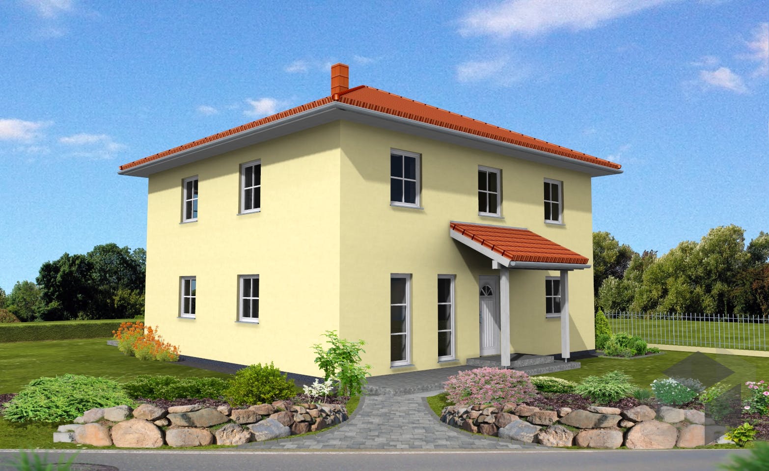 Einfamilienhaus Stadtvilla 173 von Suckfüll Energiesparhaus Fertighaus.de