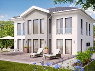 Fertighaus Stadtvilla 192 von Zimmermann Haus Schlüsselfertig ab 360230€, Stadtvilla Außenansicht 1