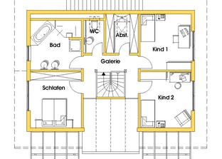 Stefanie (KfW-Effizienzhaus 40) Grundriss