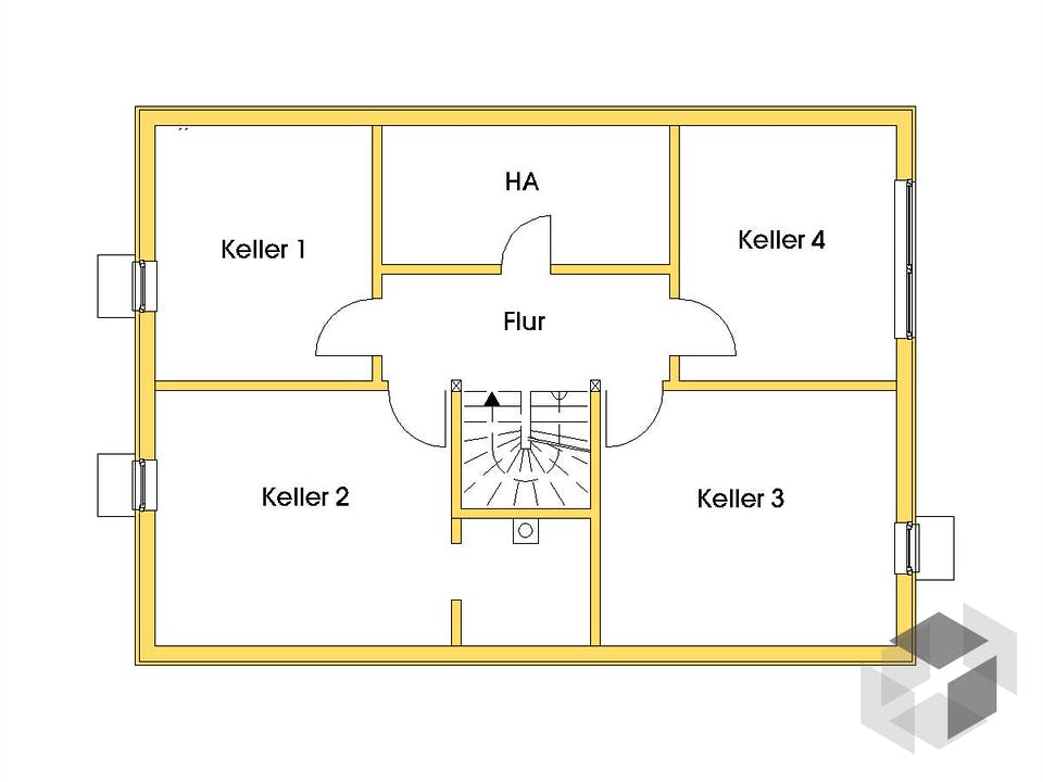 Stefanie (KfW-Effizienzhaus 40) von Dammann-Haus Grundriss