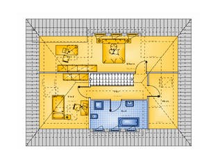 Massivhaus Haus mit Walmdach Variante 2 von Stein auf Stein Massivhaus, Stadtvilla Grundriss 2