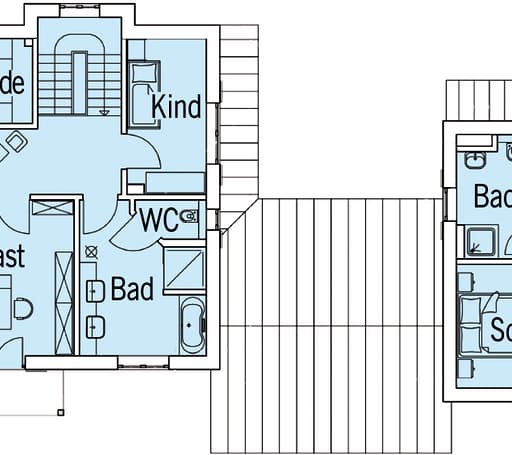 Fertighaus Steinhauser - Kundenhaus von Baufritz Schlüsselfertig ab 895000€, Stadtvilla Grundriss 2