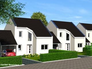 Massivhaus Stella E106 von FAVORIT Massivhaus, Satteldach-Klassiker Außenansicht 1 Massivhaus Stella E106 von FAVORIT Massivhaus, Satteldach-Klassiker Außenansicht 1