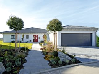 Fertighaus Stift von Fertighaus WEISS Schlüsselfertig ab 356400€, Bungalow Außenansicht 2