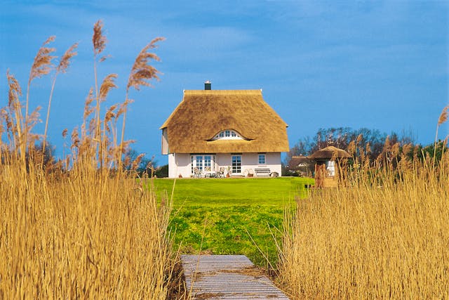 Fertighaus mit Reetdach: Stockholm von Danhaus Deutschland