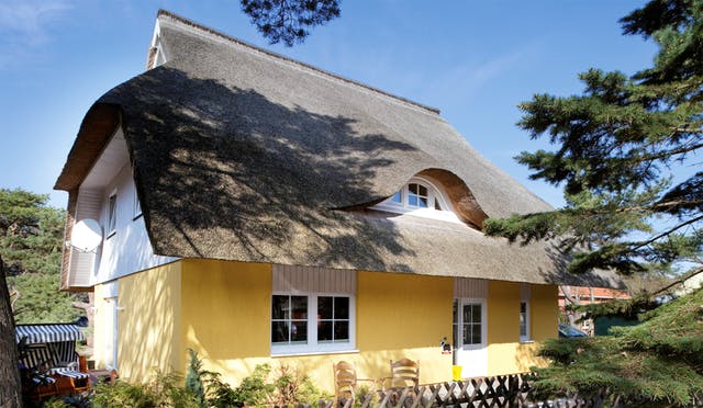Haus mit Reetdach