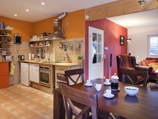 Fertighaus Stockholm unter Reet von Danhaus Deutschland, Satteldach-Klassiker Innenansicht 1