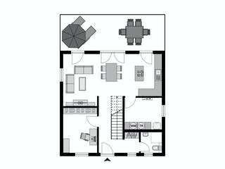 Fertighaus Work-Life-Edition CITY I 133 von STREIF Haus, Stadtvilla Grundriss 1