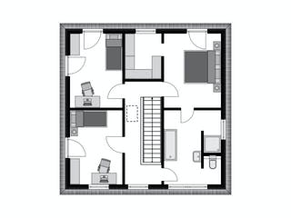 Fertighaus Work-Life-Edition CITY I 133 von STREIF Haus, Stadtvilla Grundriss 2