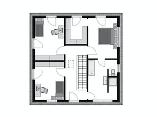 Fertighaus Work-Life-Edition CITY II 167 von STREIF Haus, Stadtvilla Grundriss 2