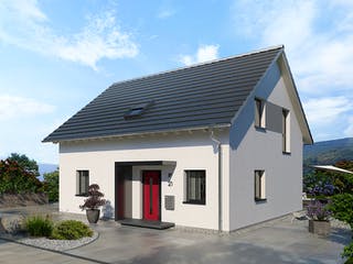 Fertighaus Work-Life-Edition FAMILY II 148 von STREIF Haus, Satteldach-Klassiker Außenansicht 1