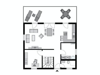 Fertighaus Work-Life-Edition FAMILY II 148 von STREIF Haus, Satteldach-Klassiker Grundriss 1