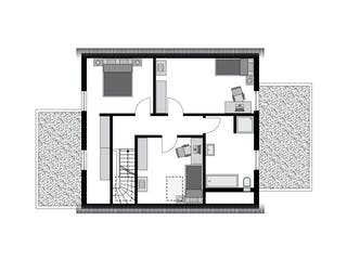 Fertighaus Family Klassiker VG Gestaltungsidee 01 von STREIF Haus, Satteldach-Klassiker Grundriss 2