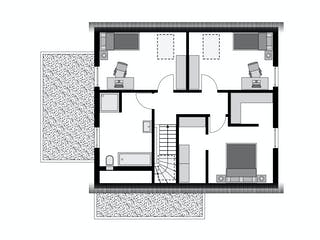Fertighaus Family Klassiker VG Gestaltungsidee 02 von STREIF Haus, Satteldach-Klassiker Grundriss 2