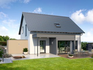 Fertighaus Family Klassiker VG Gestaltungsidee 04 von STREIF Haus, Satteldach-Klassiker Außenansicht 1