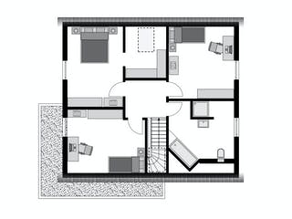 Fertighaus Family Klassiker VG Gestaltungsidee 05 von STREIF Haus, Satteldach-Klassiker Grundriss 2