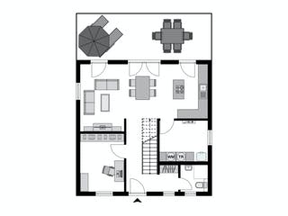 Fertighaus Work-Life-Edition FAMILY III 125 von STREIF Haus, Satteldach-Klassiker Grundriss 1