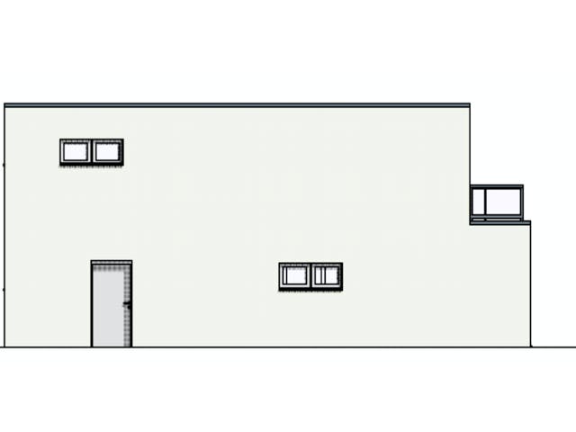 Massivhaus Style von Wagener Systemhausbau Schlüsselfertig ab 196000€, Cubushaus Außenansicht 2
