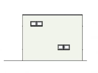 Massivhaus Style von Wagener Systemhausbau Schlüsselfertig ab 196000€, Cubushaus Außenansicht 4