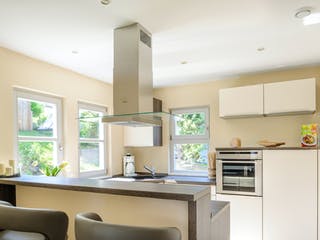 Fertighaus Sunrise von Albert Haus Schlüsselfertig ab 329500€, Pultdachhaus Innenansicht 1