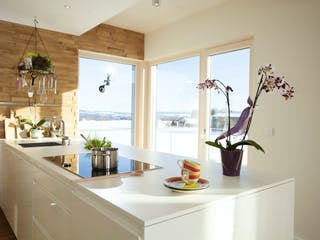 Fertighaus Sunset 168 von Die HausManufaktur Schlüsselfertig ab 273300€, Stadtvilla Innenansicht 1