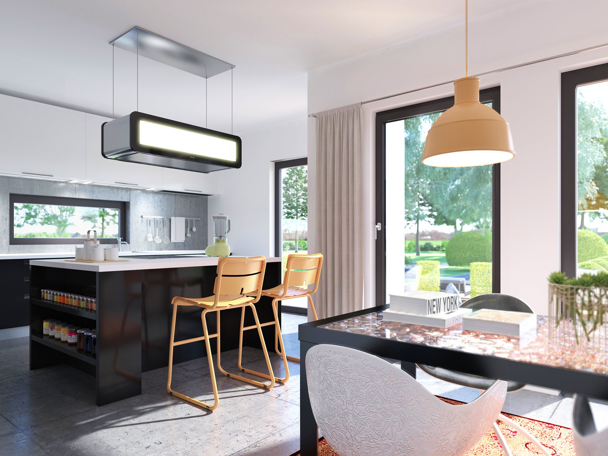 Fertighaus SUNSHINE 125 V3 von Living Fertighaus Ausbauhaus ab 287002€, Satteldach-Klassiker Innenansicht 1