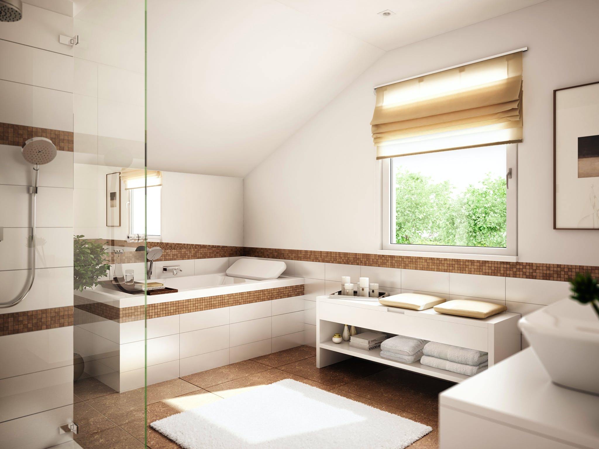 Fertighaus SUNSHINE 125 V6 (out) von Living Fertighaus AT Ausbauhaus ab 117065€, Stadtvilla Innenansicht 1