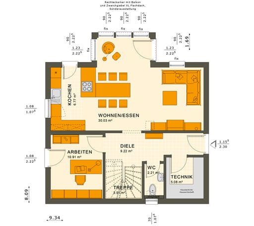 Sunshine 125 V3 Floorplan 1