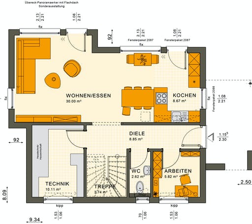 Sunshine 125 V5 Floorplan 3