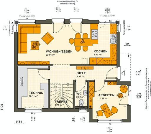 Sunshine 125 V6 Floorplan 3