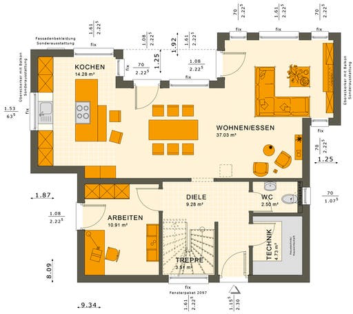 Sunshine 125 V7 Floorplan 1