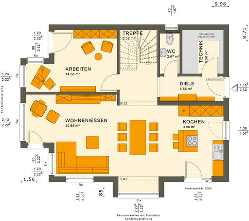 Sunshine 143 V4-V5 Floorplan 1