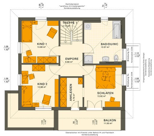 SUNSHINE 143 V6 von Living Haus | komplette Datenübersicht - Fertighaus.de