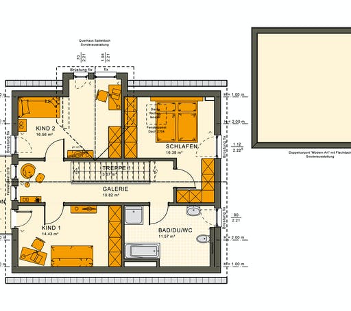 Living Haus - SUNSHINE 144 V3 Floorplan 2