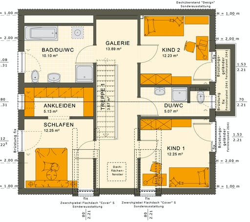 Living Haus - SUNSHINE 154 V3 Floorplan 2