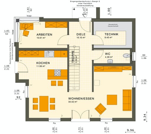 Living Haus - SUNSHINE 154 V5 Floorplan 1