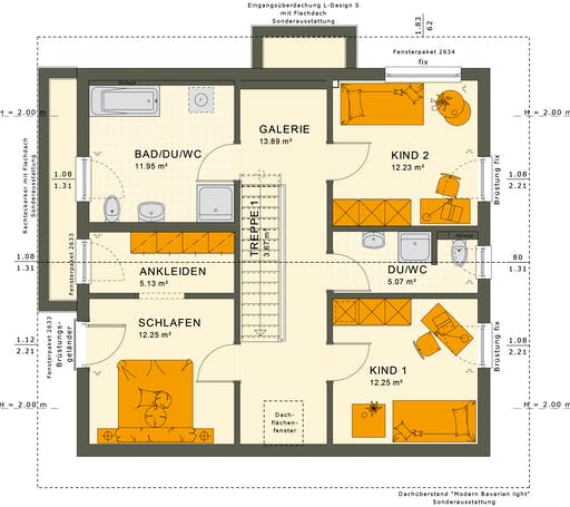 Living Haus - SUNSHINE 154 V5 Floorplan 2