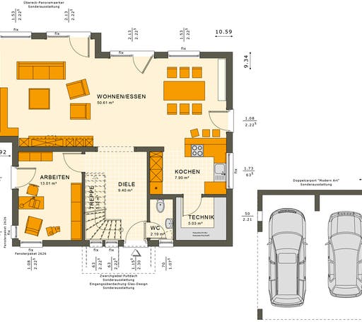 Sunshine 165 V2-V3 Floorplan 1