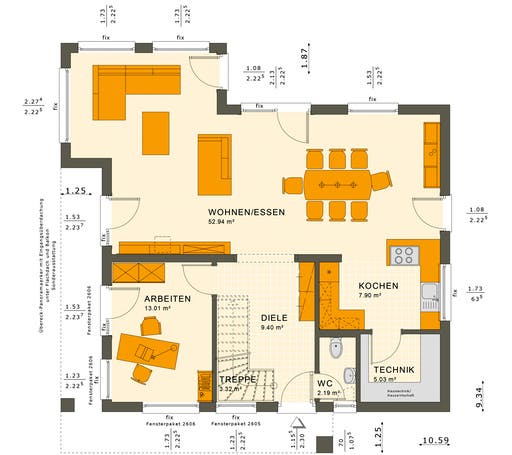 Sunshine 165 V4-V5 Floorplan 1