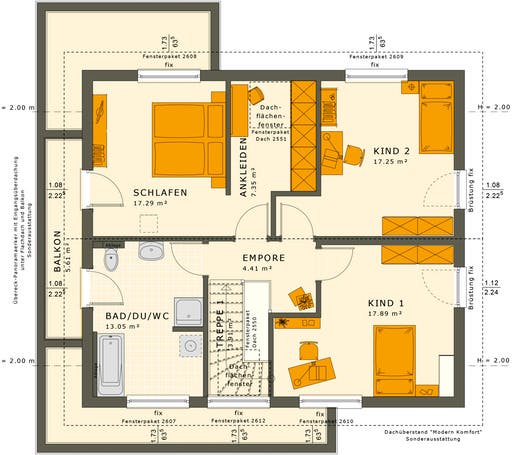 Sunshine 165 V4-V5 Floorplan 2