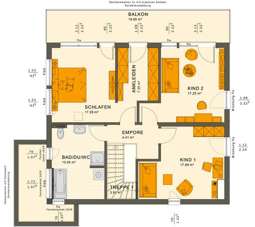 Sunshine 165 V7 Floorplan 2