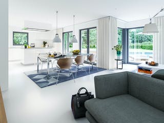 Fertighaus SUNSHINE 143 V6 von Living Fertighaus Schlüsselfertig ab 352245€, Stadtvilla Innenansicht 1