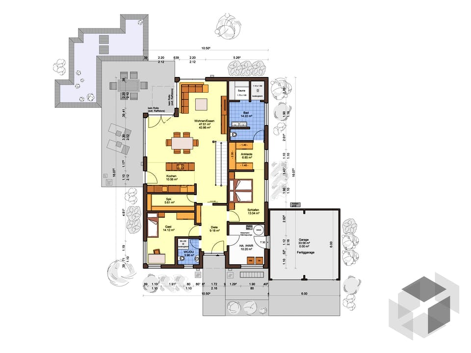Superio von Büdenbender Hausbau Grundriss