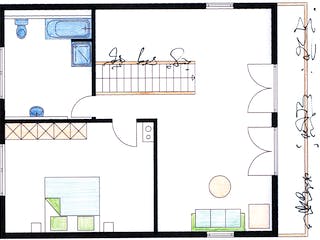 Fertighaus Susanne von Ludwig Andrä Holzbau Schlüsselfertig ab 225188€, Satteldach-Klassiker Grundriss 2