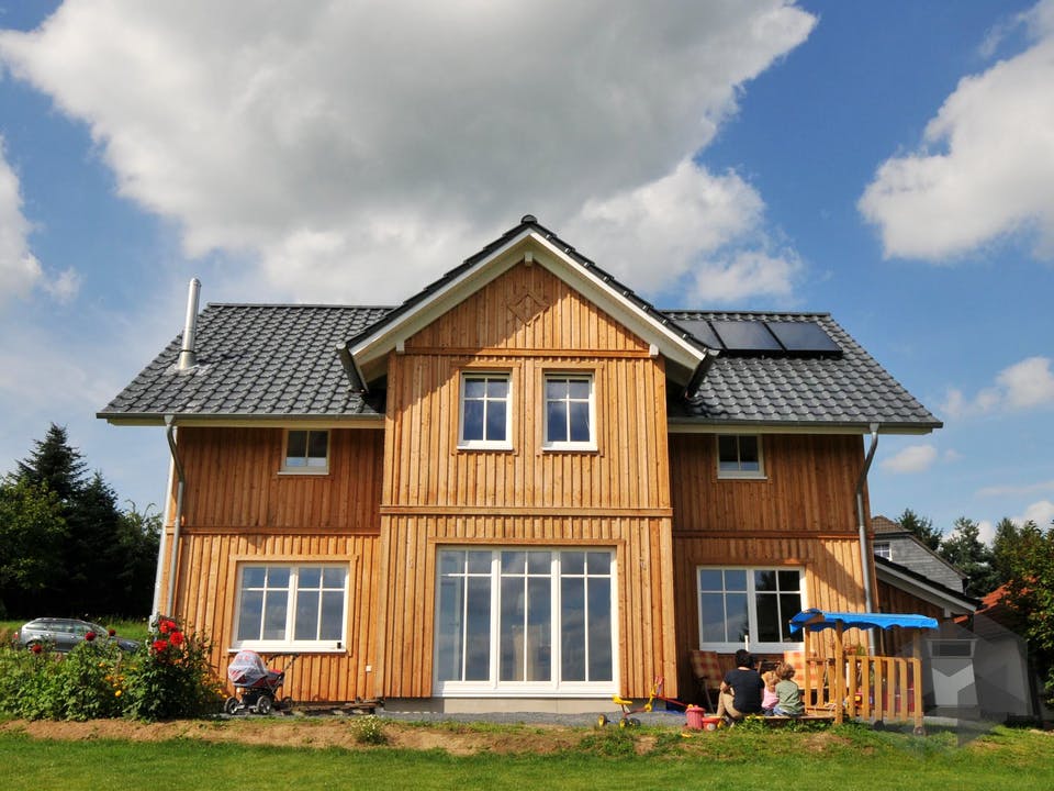 Svanhild 2 (KfW-Effizienzhaus 40) von Dammann-Haus Außenansicht