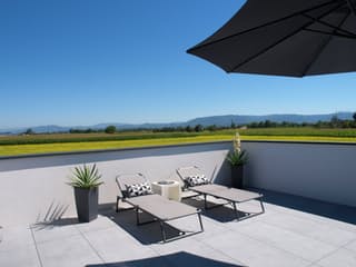 Fertighaus Swing Sonderplanung von SCHWABENHAUS Schlüsselfertig ab 468700€, Stadtvilla Außenansicht 5