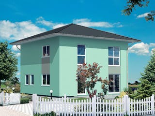 Fertighaus Swing 79 WD von SCHWABENHAUS Schlüsselfertig ab 293365€, Stadtvilla Außenansicht 1