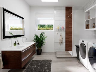 Fertighaus b.128 von TALBAU-Haus, Bungalow Innenansicht 1